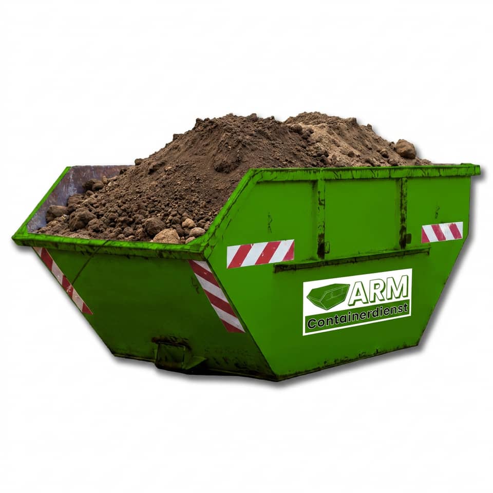 Erdaushub im ARM-Container Erdaushub im ARM-Container