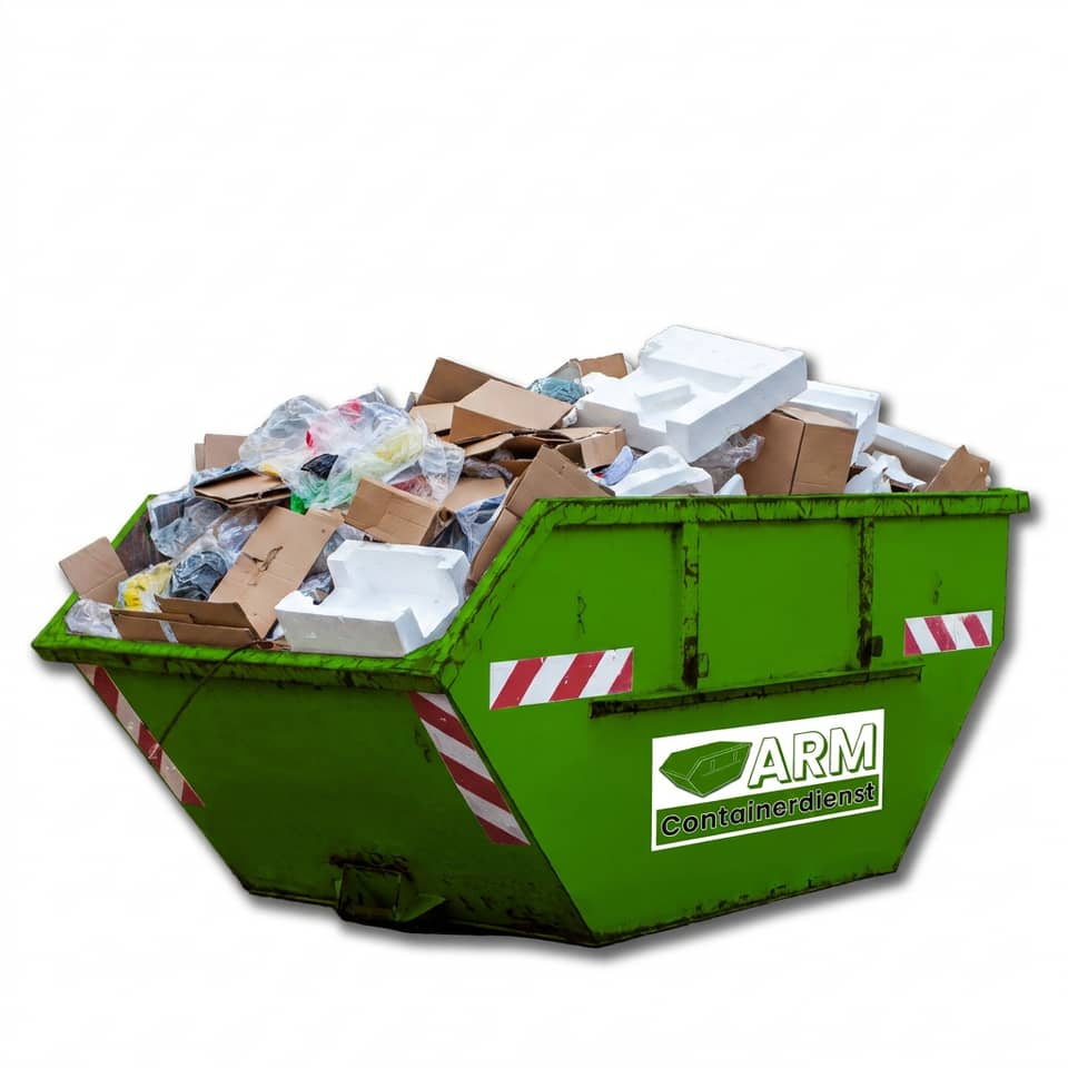 Verpackungsmüll im ARM-Container Verpackungsmüll im ARM-Container